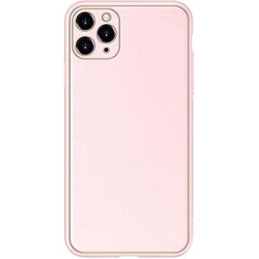 Imagem de KKFAUS Capa de telefone ultrafina à prova de choque, capas de silicone para Apple iPhone 13 Pro Max (2021) 6,7 polegadas [lente com tudo incluído] [proteção de tela] (cor: rosa)