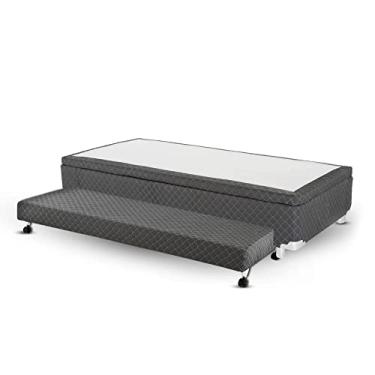 Imagem de Cama Box SOLTEIRO Universal 3 Em 1 Cinza - Rajado096x203 Solteiro Americano