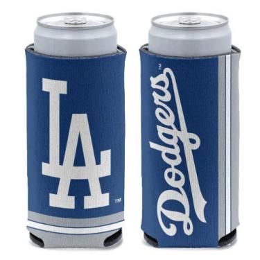 Imagem de WinCraft MLB Los Angeles Dodgers Slim Cooler de lata, cores do time, tamanho único