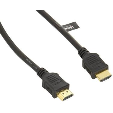 Imagem de Cabo HDMI preto de alta velocidade com cabo ethernet de alta velocidade DreamGEAR, tamanho único (ISOUND-6812)