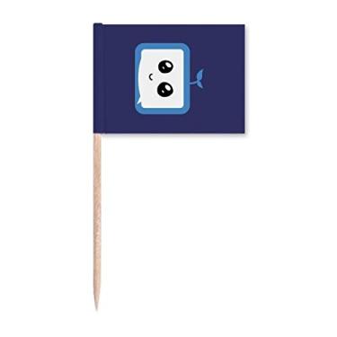 Imagem de Saplings Smile Small TV Face Original Toothpick Flags Marcador Topper Decoração de Festa
