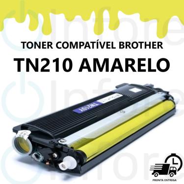 Imagem de Toner TN210 TN-210 Y Compatível c/ HL3040CN MFC9010CN MFC9320CW Amarelo