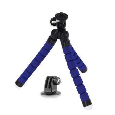 Imagem de Tripé Flexível Articulado Octopus Para Câmeras GoPro e Compactas Cor Azul