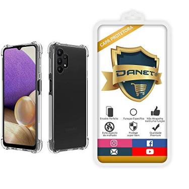 Imagem de Capa Protetora Para Samsung Galaxy A32 5g com Tela de 6.5" Polegadas Capinha Case Transparente Air Anti Impacto Prote��o De Silicone Flex�vel - Danet