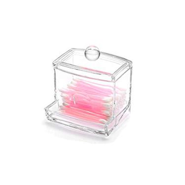 Imagem de LM Porta Cotonetes de Acrílico Transparente (6 Unidades)