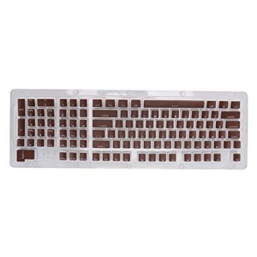 Imagem de Pyhodi Teclas de teclado de 110 teclas, teclas de teclado de instalação conveniente, aplicações de ampla gama para a maioria dos teclados mecânicos