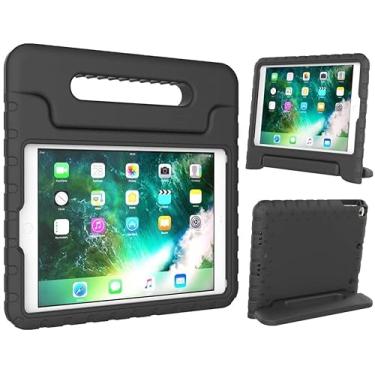 Imagem de Capa Infantil Maleta Compatível Para iPad Pro 9.7'' A1673 A1674 A1675 2016-PRETO,Anti imapcto,EVA, Emborrachada, Leve