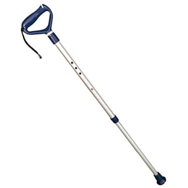 Imagem de Bengala Fixa Em Alumínio Com Apoio Mercur - Azul Escura