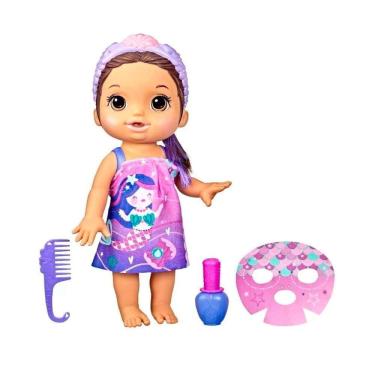 Imagem de Baby Alive Dia de Princesa Sereia Cabelo Castanho Hasbro
