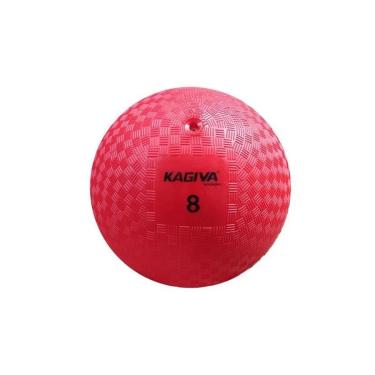 Imagem de Bola Iniciação Kagiva de Borracha Nº 8 Vermelho