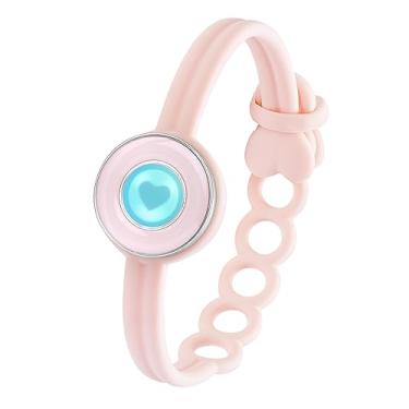 Imagem de Pulseira individual totwoo para casais em relacionamento à distância, joias inteligentes para ele e ela, sensível ao toque, Single Bracelet, Silicone, Pedra preciosa de zircônia