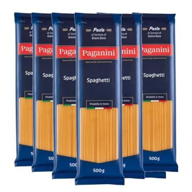 Imagem de Kit c/ 6und Macarrão Italiano Spaghetti PAGANINI 500g