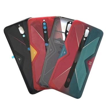 Imagem de SHOWGOOD 16.9 cm para ZTE Nubia Red Magic 5S 5G Capa traseira porta traseira para ZTE Nubia Red Magic 5G 5S substituição (5G transparente)