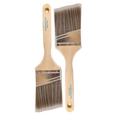 Imagem de Pincéis de pintura Pro Grade – 2 pincéis de ângulo de 7,6 cm
