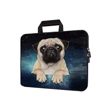 Imagem de Bolsa de transporte para laptop de 11,6" 12" 12" 12" 12,5" 12,5" Capa Chromebook Notebook Ultrabook Bag Tablet Capa de neoprene para Apple MacBook Air, Samsung, Google, Acer, HP, Dell, Lenovo Asus (Galaxy Dog)