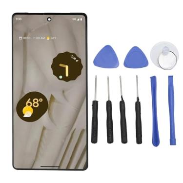 Imagem de AMOLED para Google Pixel 7 5G, kit de substituição de tela para Pixel 7, substituição de tela GVU6C GQML3 Display LCD digitalizador Touch Screen Assembly + impressão digital, 6,3 polegadas