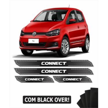 Imagem de Kit Soleira Diamante Carro Fox Connect 18/2019 C/ Black Over - Resitan