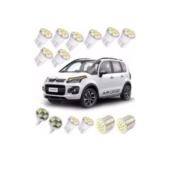Imagem de Kit Lampada Led Citroen Aircross Luz Teto Placa Ré Farolete - Blue Lio