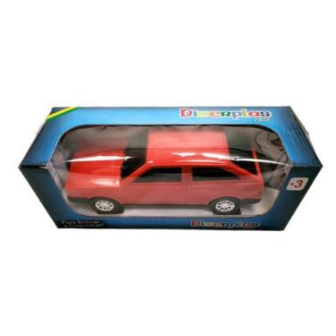 Imagem de Miniatura Gol Quadrado Com Caixa - Diverplas, Vermelho