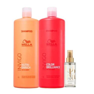 Imagem de Kit Shamp Enrich, Brilliance e Oil Reflections Light - Wella - Wella P
