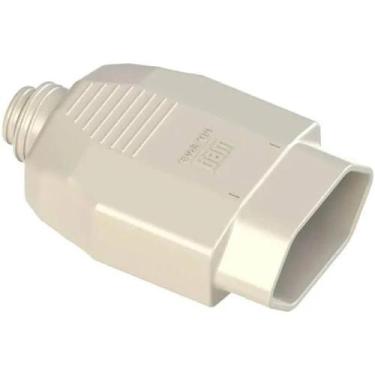 Imagem de  plug fêmea 180 2 polos + terra 20a branco  - weg