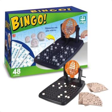 Imagem de Jogo Bingo Infantil 48 Cartelas 90 Bolinhas Passatempo Divertido +5 An