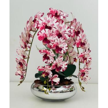 Imagem de Arranjo De Flores Orquídeas 3D Toque Real Com Vaso - Cris - La Caza St