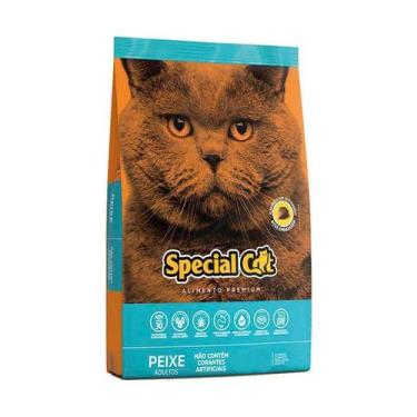 Imagem de Ração Premium Special Cat para Gatos Adultos Sabor Peixe - 3kg