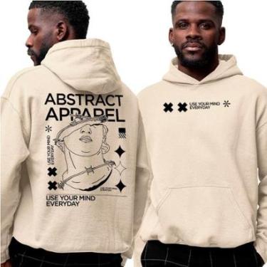Imagem de Moletom Canguru Com Capuz‎ Abstract Apparel Everyday Mode Street-Unissex