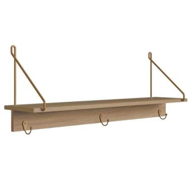 Imagem de Cabideiro com Prateleira Oslo Artesano 90 cm (largura) MDP Hanover Sup
