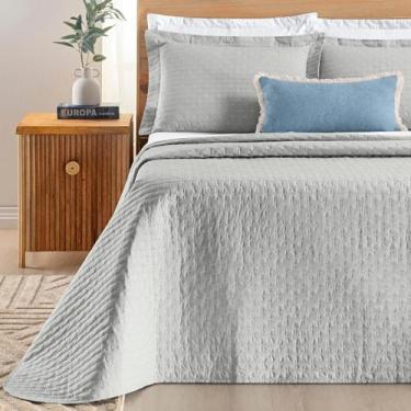 Imagem de Cobre Leito Queen Size 100%Algodão Lory Bordado Super - Jm Enxovais