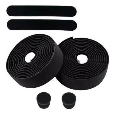 Imagem de Par De Fita De Guidão Speed Absolute Et1 Em Eva Preta, ET1