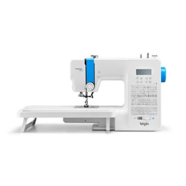 Imagem de Máquina De Costura Elgin Premium Plus 200 Pontos Com Mesa Extensora JX