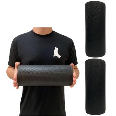 Imagem de Kit 2 Rolos Massagem Liberação Miofascial 30x12cm Preto DF1060 Dafoca 