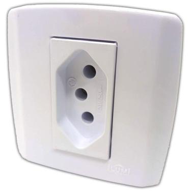 Imagem de Caixa com 1 Tomada de 20a de Sobrepor Slim Box Sistema X de Parafusar 