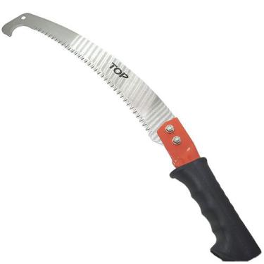 Imagem de Serrote para Poda de Galhos Madeira Serra Curva em Aço com Gancho na P