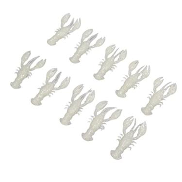 Imagem de Iscas de Pesca, Isca Macia Crawdad 10 Unidades Isca de Pesca Macia PVC Camarão Iscas Artificiais Macias 10 Unidades Isca Macia de Pesca Isca Crawdad para Pesca do Robalo (Um