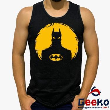 Imagem de Regata Batman 100% Algodão Geeko, Preto, M
