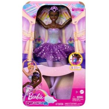 Imagem de Barbie Bailarina Luzes Brilhantes Negra - Mattel