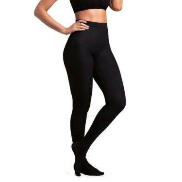 Imagem de Meia Calça Listras Fio 70 Trifil 6549 Em Alto Relevo, M, Marrom cafe