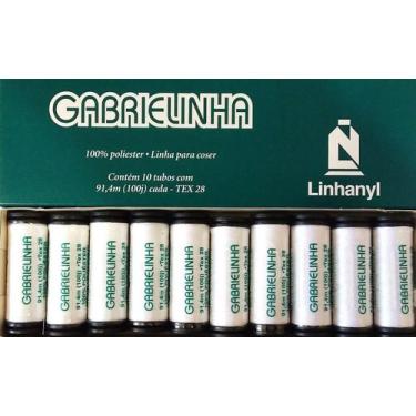 Imagem de 10 Linha Costura Gabrielinha Branco Linhanyl SP128