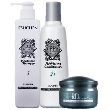 Imagem de NPPE Herbal N 5 Treatment Shampoo N 23 Condicionador 250ml e Protein C