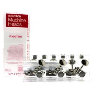 Imagem de Tarraxa guitarra trava Gotoh 6 linha SD91 05M MGT L6 Niquel