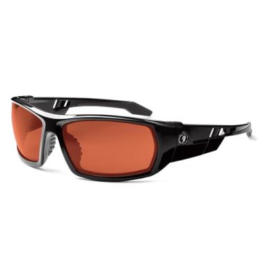Imagem de Óculos de segurança polarizados Ergodyne Skullerz Odin, ODIN, Padrão, Copper Lens, Black Frame
