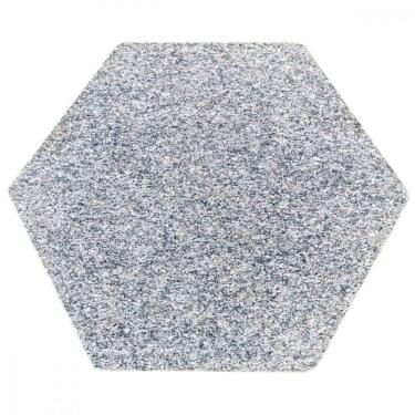 Imagem de Tampo De Granito Sextavado Ocre 140x121 Zez Cinza