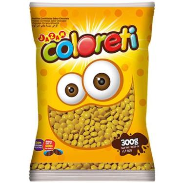 Imagem de Confete Chocolate Coloreti Amarelo - 300g - Jazam