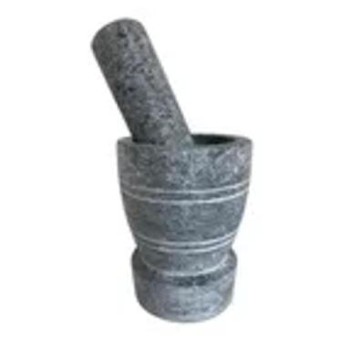 Imagem de Pilão De Pedra Sabão Natural Com 14 cm De altura - Criarte