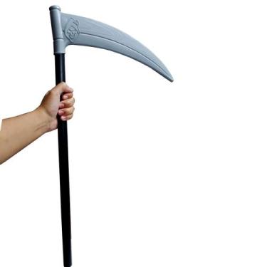 Imagem de Foice Carrasco Grande Plástico Halloween Acessório Fantasia - LePlasti