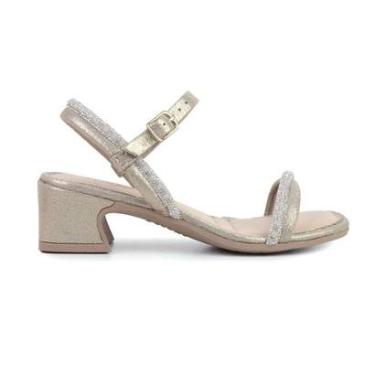 Imagem de Sandália Infantil Feminino Pink Cats Dourada - V460-Feminino