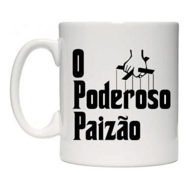 Imagem de Caneca Dia Dos Pais Poderoso Paizão Chefão Logo Frases - Alabama Stamp